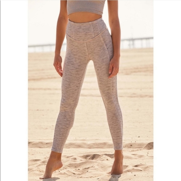 25. FREE PEOPLE Hybrid Leggings in Dark Silver - Picture 2 of 6